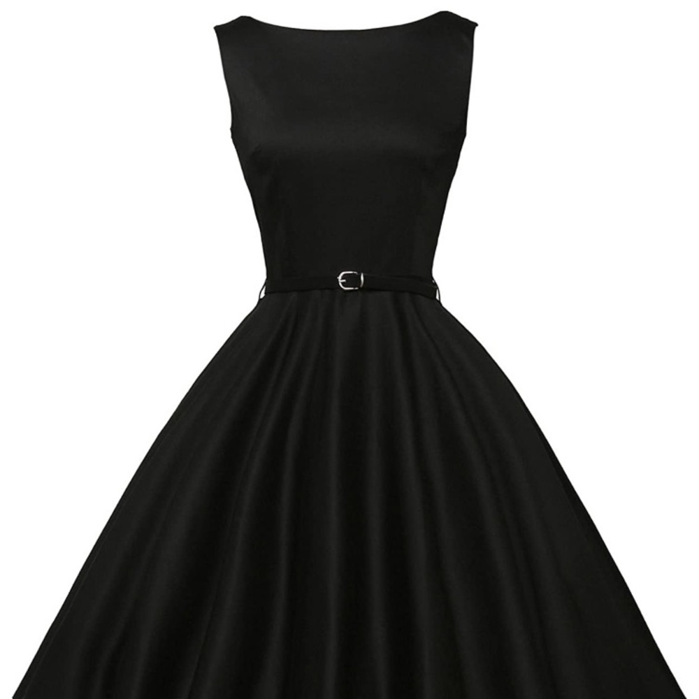 *NWT* Grace Karin Black Sleeveless A-Line Dress